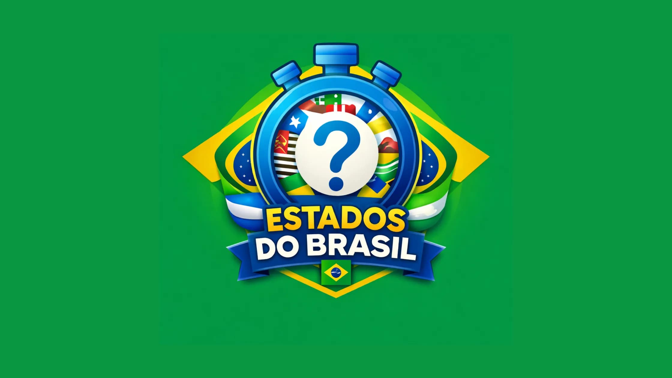 Quiz de Bandeiras e Capitais do Brasil no celular